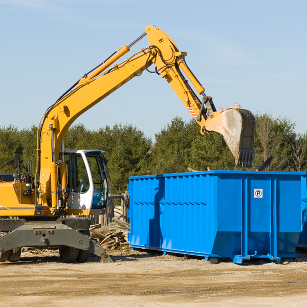 how many times can i have a residential dumpster rental emptied in Dola